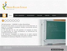 Tablet Screenshot of helen-keller-schule-weinheim.de